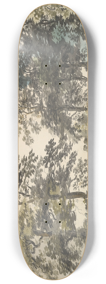 Thomas Sandby - The Moat Island, Windsor Great Park 8.25 inch art skate deck