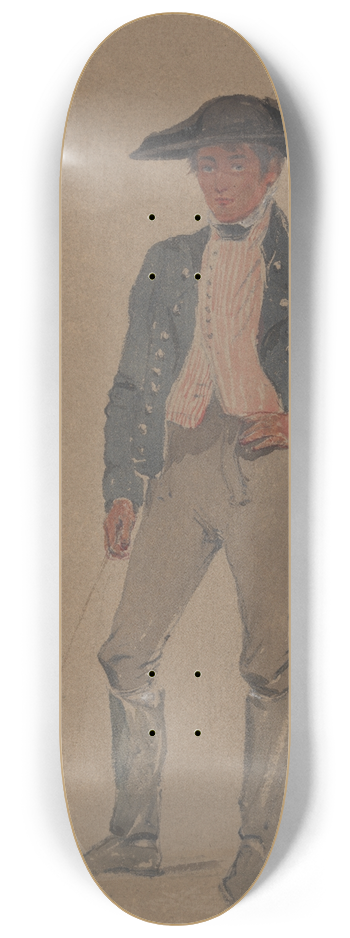 Thomas Sewell Robins - A Postilion 8.25 inch art skate deck