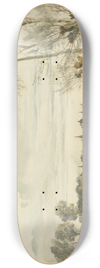 Thomas Shotter Boys - Meadows with a Distant View of Oxford 8.25 inch art skate deck
