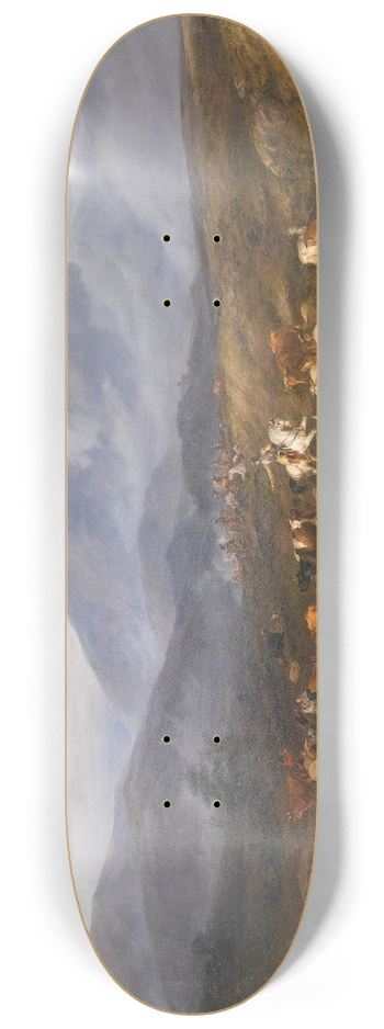 Thomas Sidney Cooper - An Intercepted Raid, Ettrick Shepherd 8.25 inch art skate deck