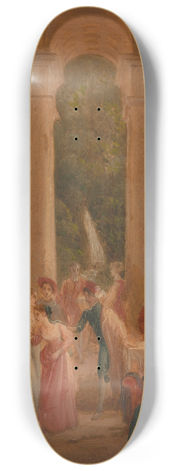 Thomas Stothard - The Dance 8.25 inch art skate deck