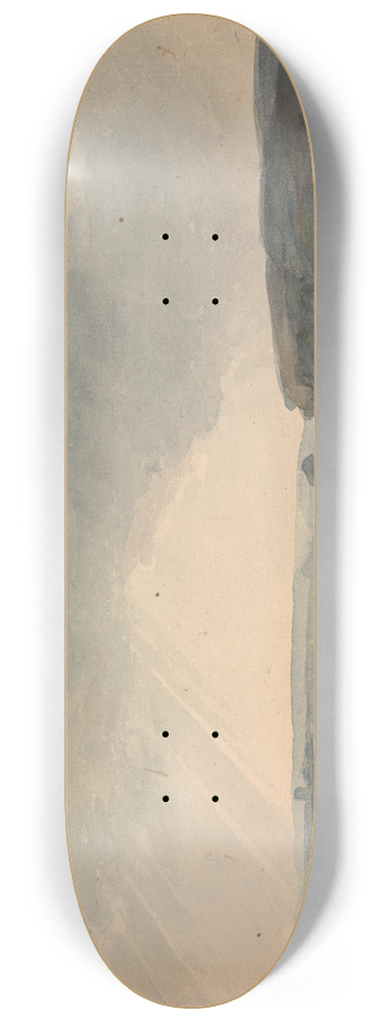 Thomas Sully - Landscape Scene From Hilltop, Looking into Sunlit Valley 8.25 inch art skate deck