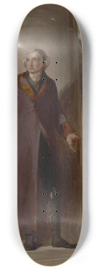 Thomas Sully - Thomas Jefferson 8.25 inch art skate deck