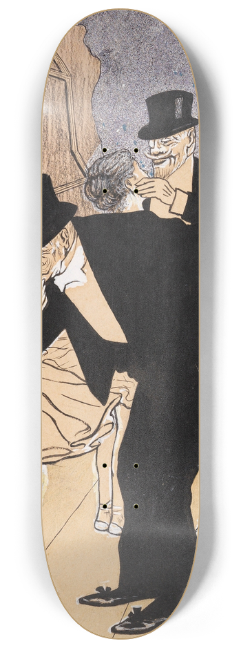 Thomas Theodor Heine - Aus dem Nekrolog eines Frsten 8.25 inch art skate deck
