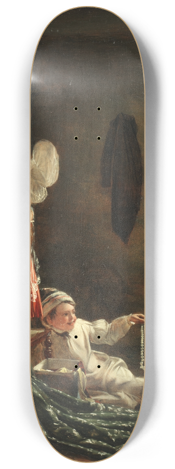 Thomas Webster - Raiding the wardrobe 8.25 inch art skate deck