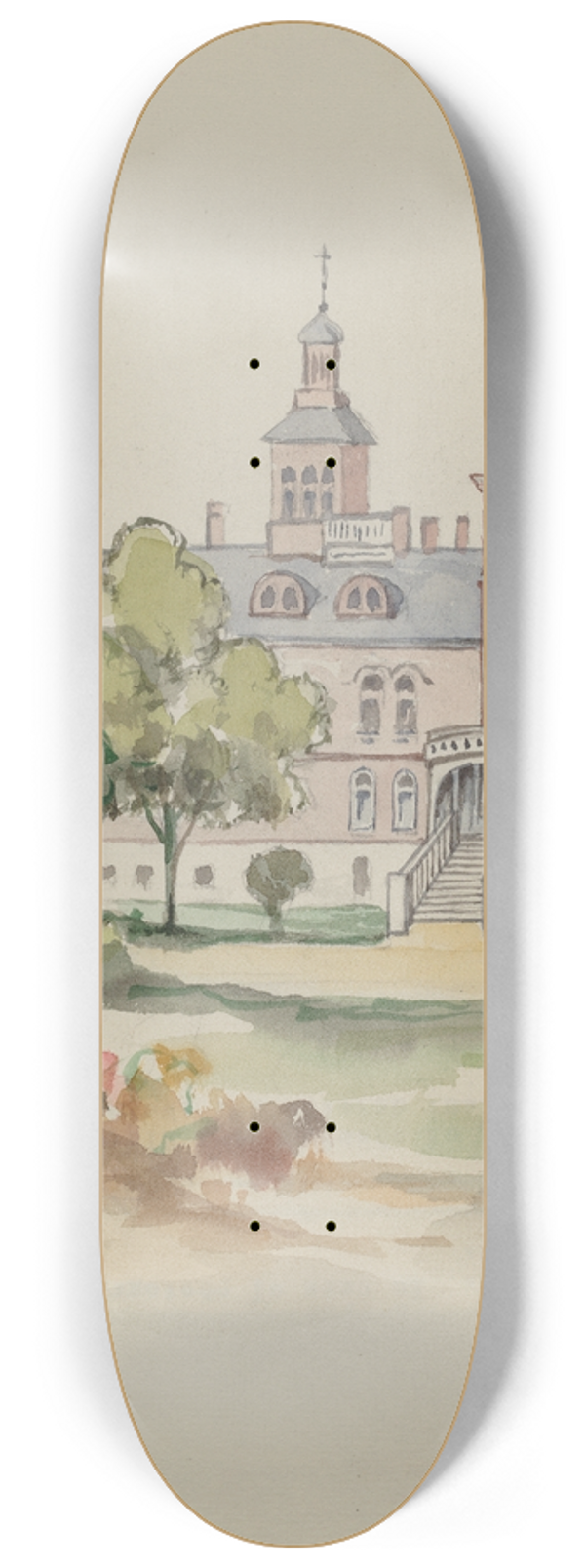 American 20th Century - House 8.25 inch art skate deck