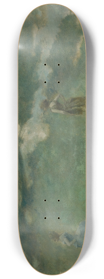 Thomas Wilmer Dewing - The Hermit Thrush 8.25 inch art skate deck