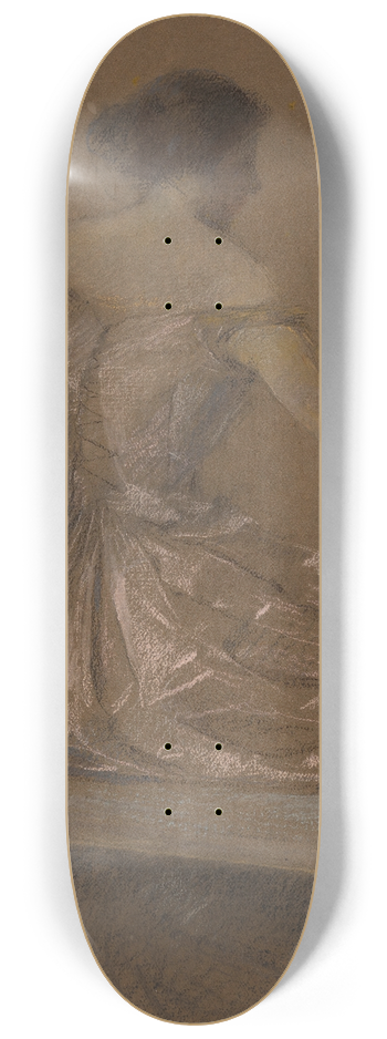 Thomas Wilmer Dewing - The Musician 8.25 inch art skate deck
