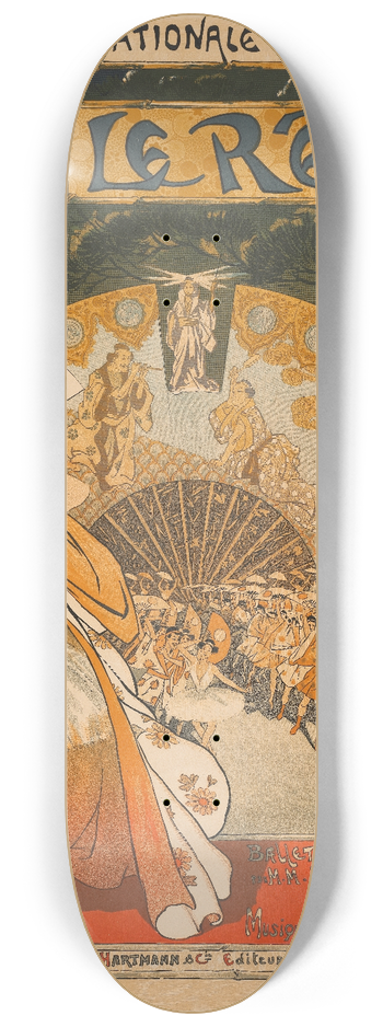 Thophile Alexandre Steinlen - The Dream 8.25 inch art skate deck