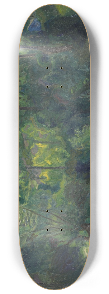 Thorvald Erichsen - Wooded Landscape 8.25 inch art skate deck