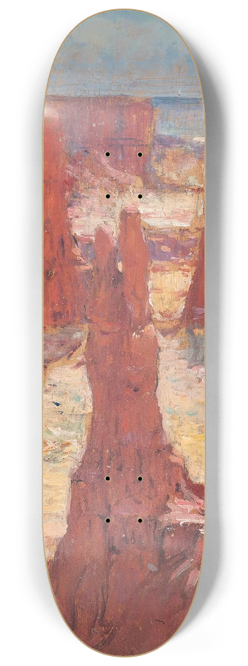 tienne Dinet - An Algerian mountain range 8.25 inch art skate deck