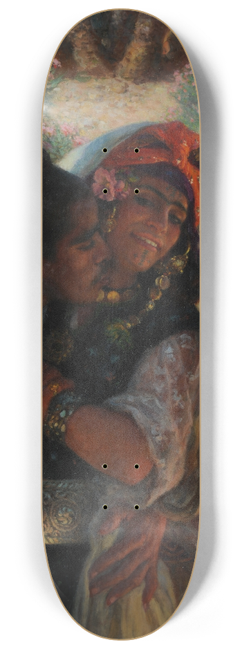 tienne Dinet - Le Printemps des coeurs 8.25 inch art skate deck