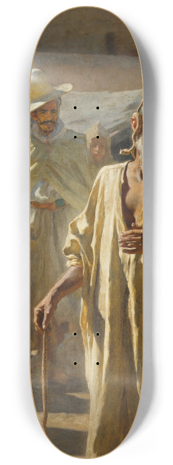 tienne Dinet - The snake charmer 8.25 inch art skate deck