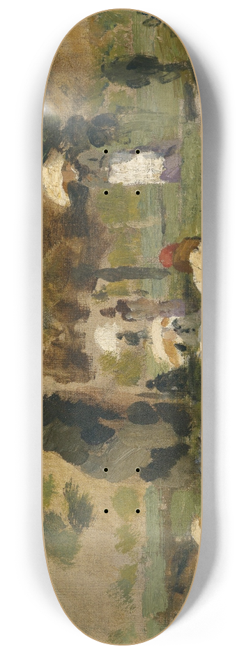 Tina Blau - Sommertag im Prater 8.25 inch art skate deck