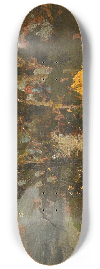 Tina Blau - Waldwiese im Herbst 8.25 inch art skate deck