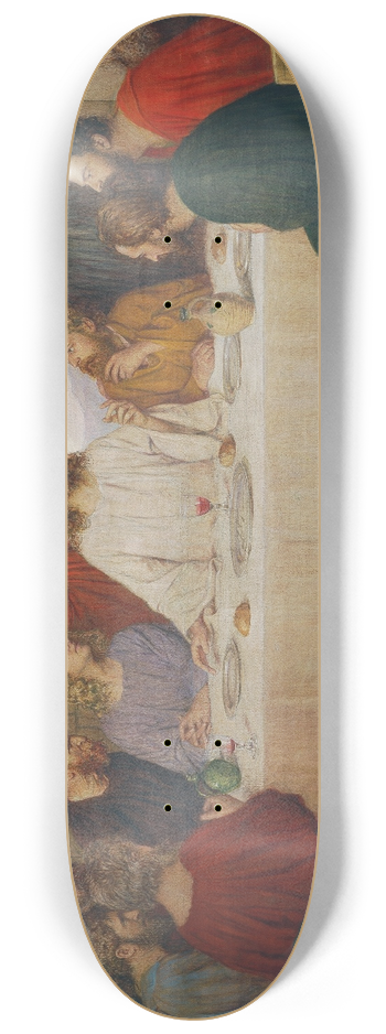 Tom Von Dreger - The Last Supper 8.25 inch art skate deck