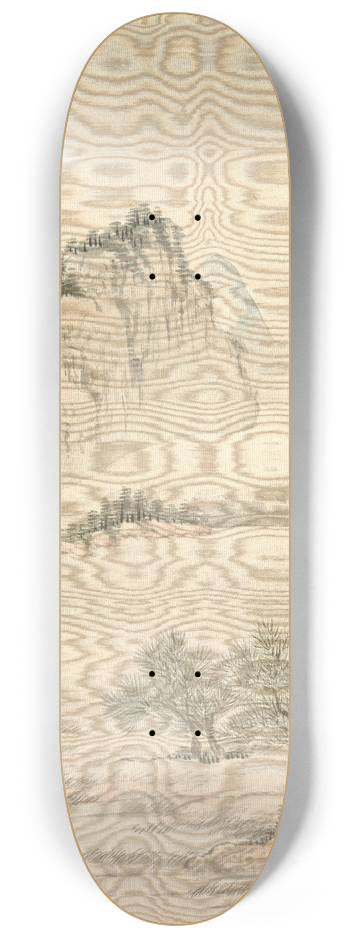 Tsubaki Chinzan - Drifting in a Boat 8.25 inch art skate deck