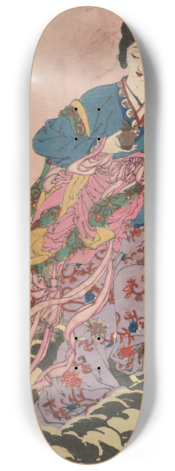 Tsukioka Yoshitoshi - Jga hongetsu 8.25 inch art skate deck
