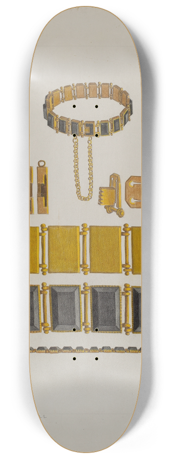 Tulita Westfall - Onyx Bracelet 8.25 inch art skate deck