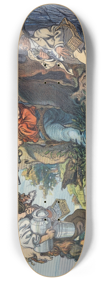 Udo Keppler - A double hold-up 8.25 inch art skate deck