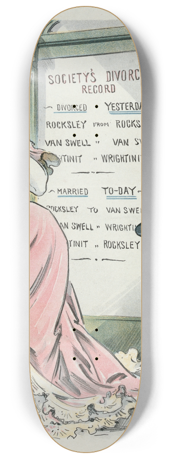 Udo Keppler - A foolish request 8.25 inch art skate deck