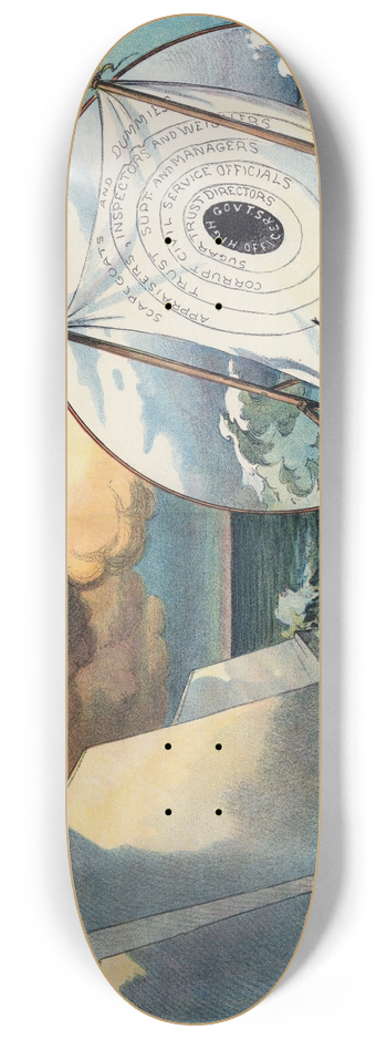 Udo Keppler - Aim higher! 8.25 inch art skate deck