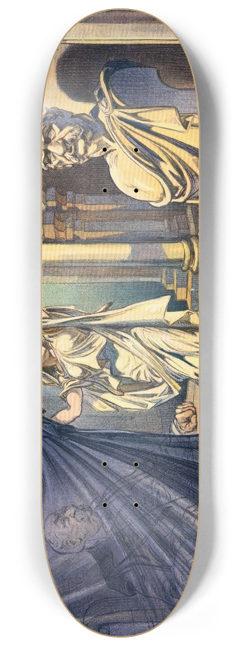 Udo Keppler - Morgan and posterity 8.25 inch art skate deck