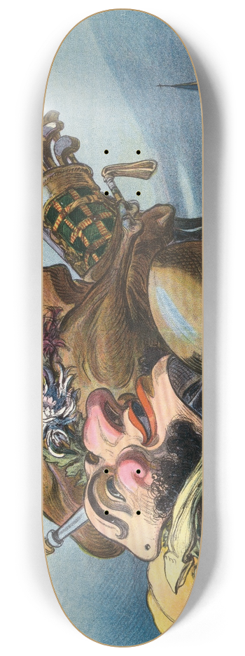 Udo Keppler - Thanksgiving ; a study in proportion 8.25 inch art skate deck