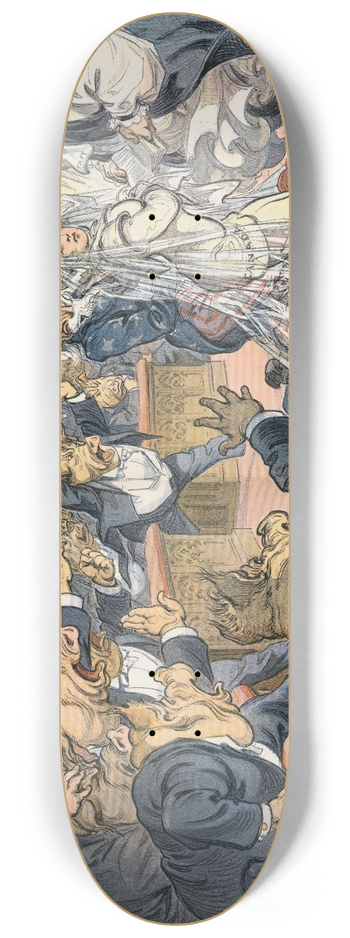 Udo Keppler - The interrupted ceremony 8.25 inch art skate deck
