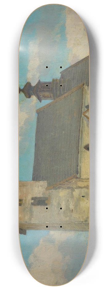 udovt ordk - Gothic church in ehra 8.25 inch art skate deck