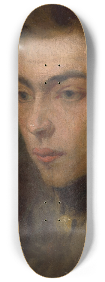 udovt Pitthordt - Head Study of a Young Man 8.25 inch art skate deck