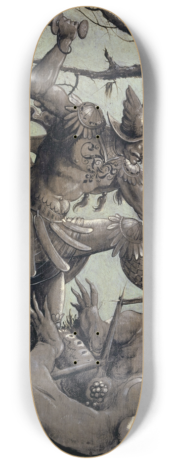 Urs Graf - Saint George Fighting the Dragon 8.25 inch art skate deck