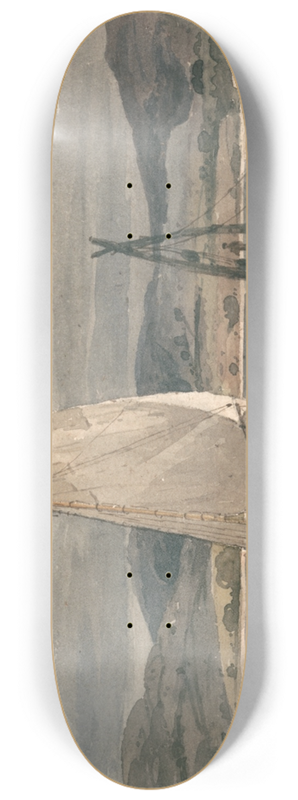 John Henderson - Lord Penryns Slate Quarries 8.25 inch art skate deck