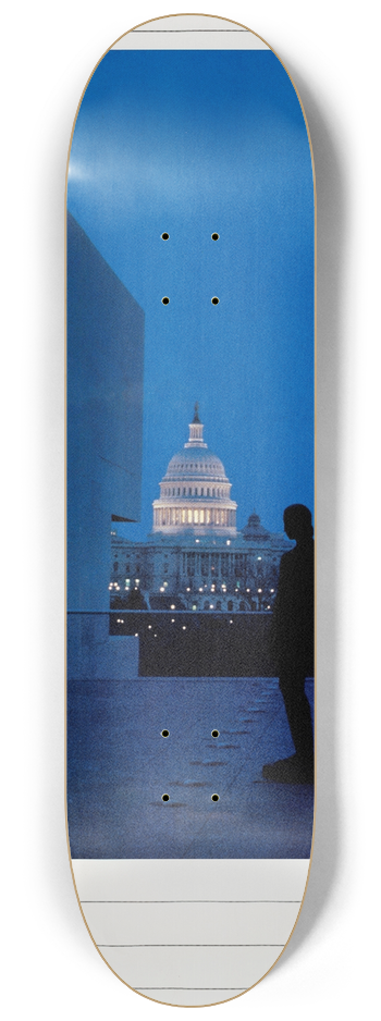 U.S. Information Agency - Study USA 8.25 inch art skate deck