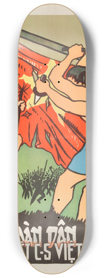 U.S. Information Agency - Viet Poster #5 8.25 inch art skate deck
