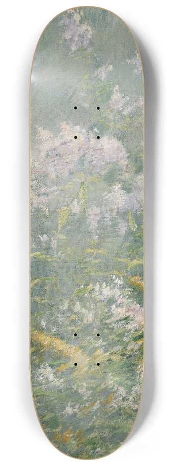John Henry Twachtman - Meadow Flowers (Golden Rod and Wild Aster) 8.25 inch art skate deck