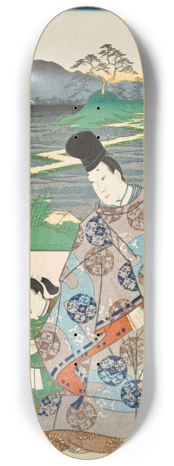 Utagawa Kunisada (Toyokuni III) - Chiry 8.25 inch art skate deck