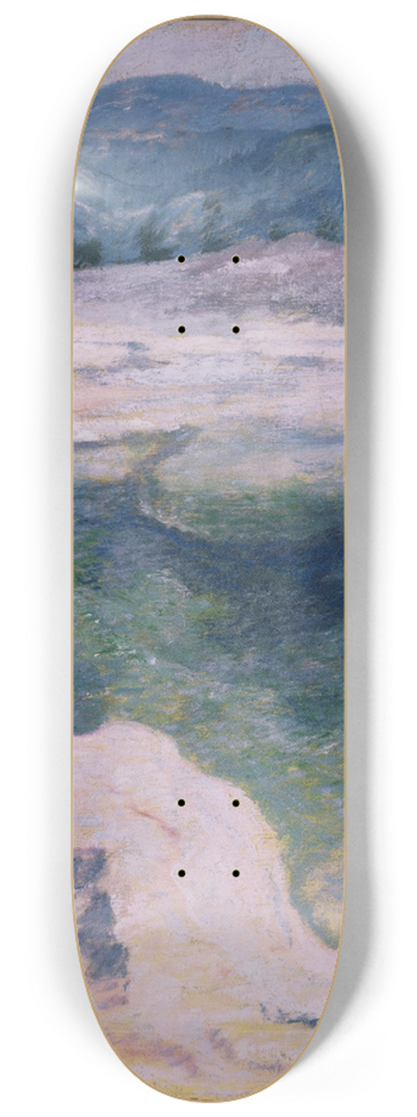 John Henry Twachtman - The Emerald Pool 8.25 inch art skate deck