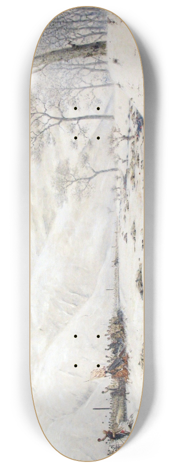 Vasily Vereshchagin - Battlefield at the Shipka 8.25 inch art skate deck