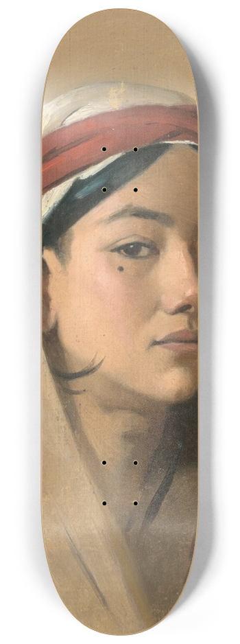 Vasily Vereshchagin - Portrait of Bachi 8.25 inch art skate deck