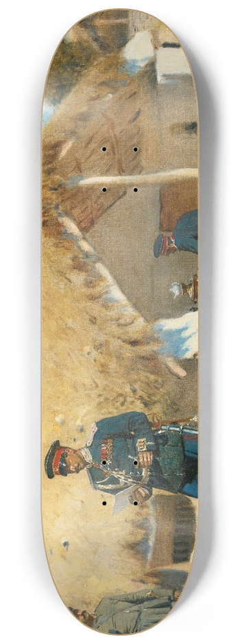Vasily Vereshchagin - The Adjutant 8.25 inch art skate deck
