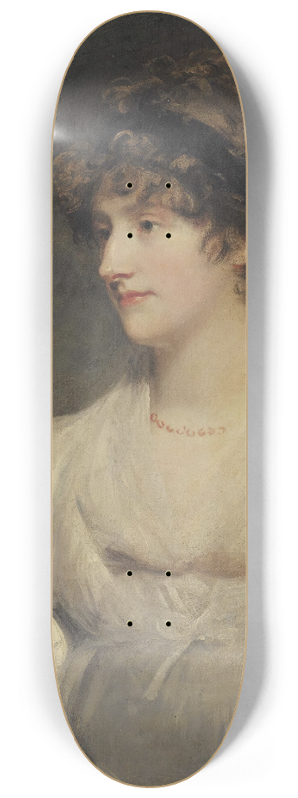 John Hoppner - Portrait Of Jane Frere, Lady Orde 8.25 inch art skate deck