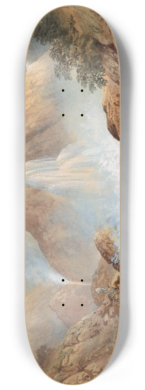 John Hoyte - Geyser, North Island 8.25 inch art skate deck