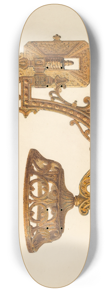 John H. Tercuzzi - Lamp Bracket 8.25 inch art skate deck