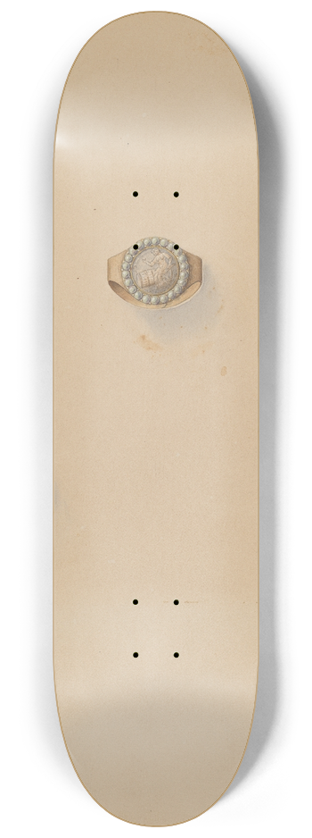 John H. Tercuzzi - Mourning Ring 8.25 inch art skate deck