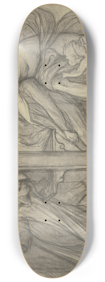 Victor Mller - Tannhuser in the confessional 8.25 inch art skate deck