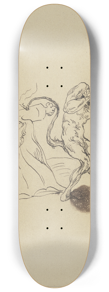Victor Mller - Teufel, eine Kanone abfeuernd 8.25 inch art skate deck