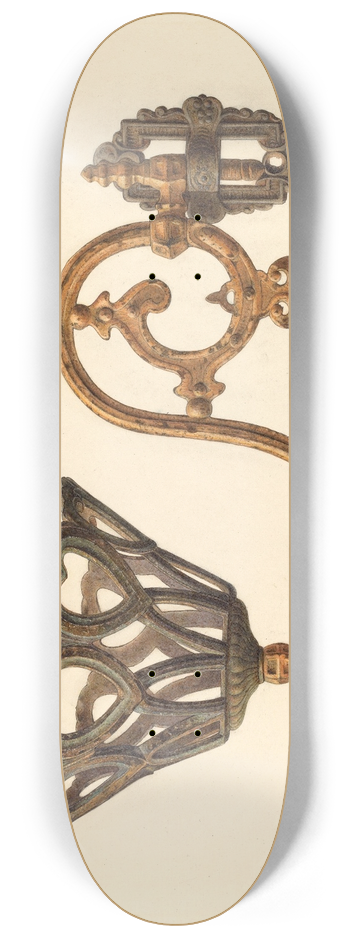John H. Tercuzzi - Swinging Lamp Bracket 8.25 inch art skate deck