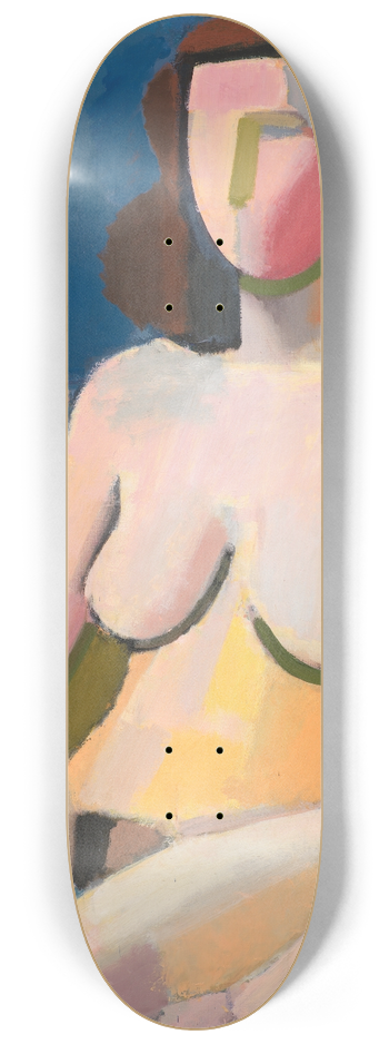 Vilhelm Lundstrm - Seated Female Nude 8.25 inch art skate deck