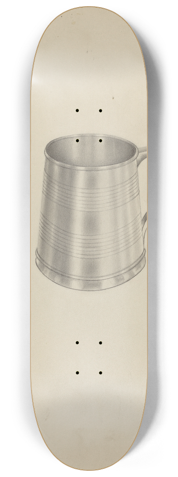 Vincent Carano - Silver Mug 8.25 inch art skate deck